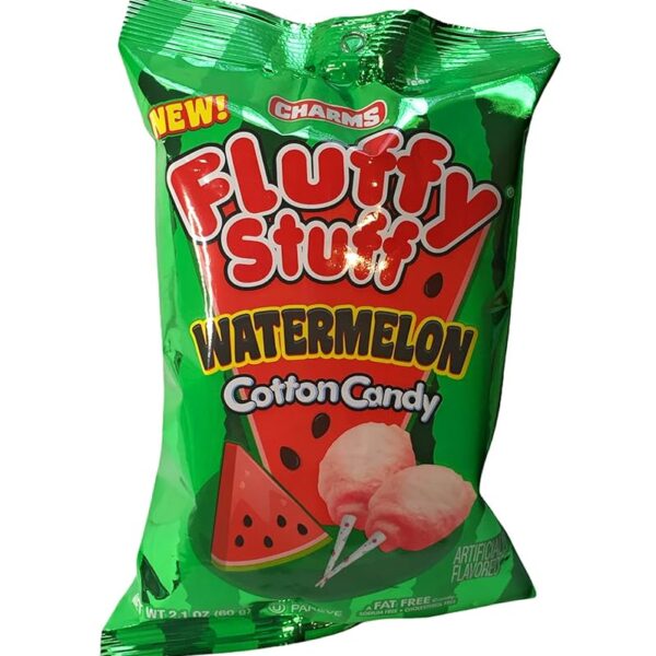Fluffy stuff watermelon cotton candy