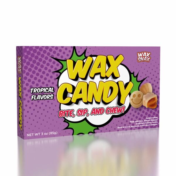 Wax candy tropical flavors
