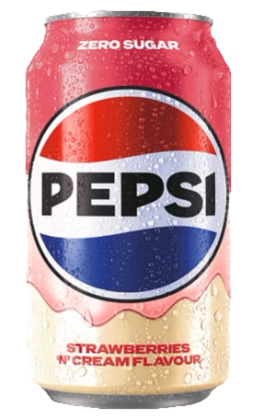 Pepsi Strawberries ‘N’ Cream Flavor
