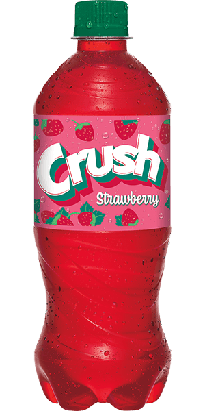 Crush strawberry soda