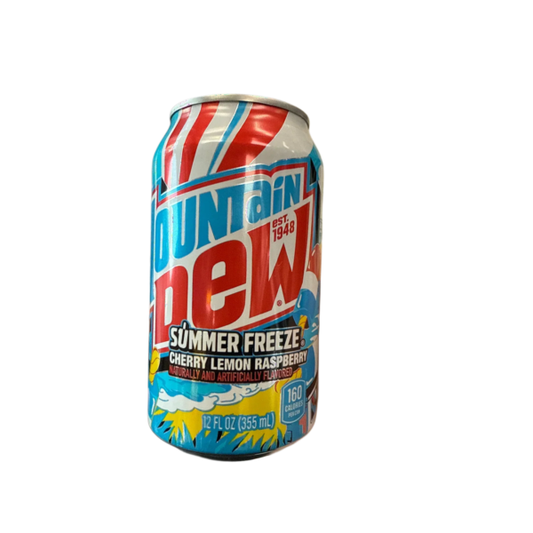 Mountain Dew summer freeze cherry lemon raspberry flavor