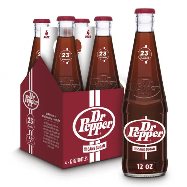 Dr Pepper glass bottle (355mL)