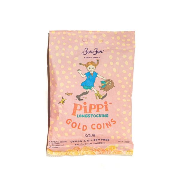 Pippy longstocking sour gold coins