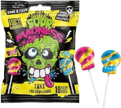 Sour madness original lollipop