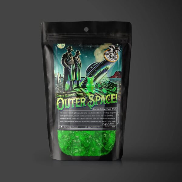 Green Apple alien gummies