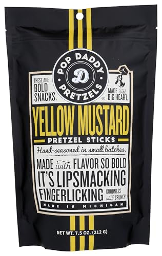 Pop Daddy Yellow Mustard Pretzel Sticks