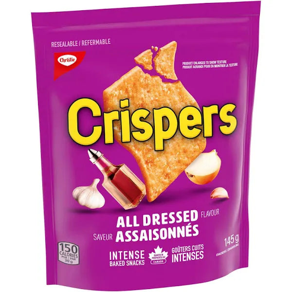 Crispers all dressed assaisonnès flavor