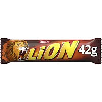 Lion bar brownie