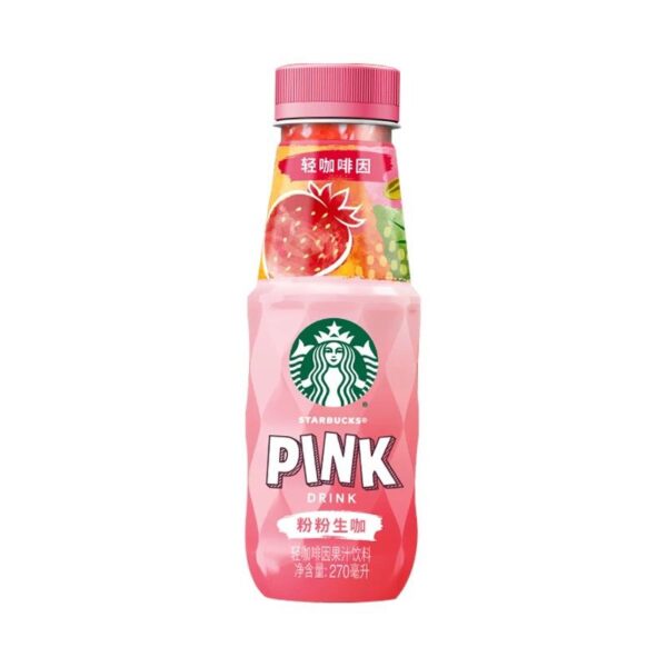 Starbucks Refreshers Pink Drink Strawberry Flavor