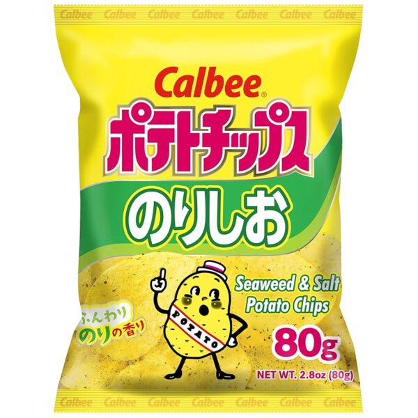 Calbee Seaweed & Salt Flavored Potato Chips
