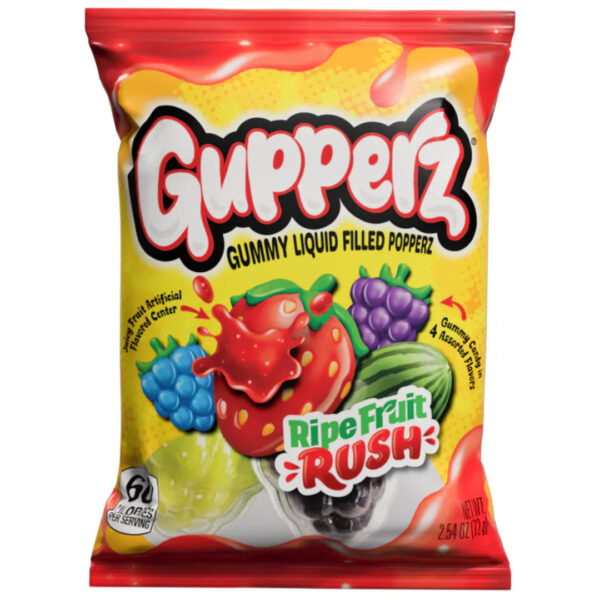 Gupperz Ripe Fruit Rush Liquid Filled Gummy