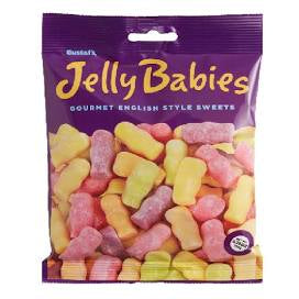Jelly babies gummy candy
