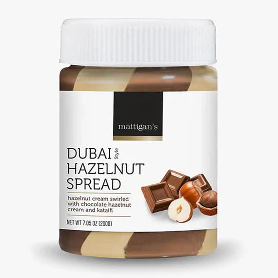 DUBAI HAZELNUT SPREAD

hazelnut cream swirled with chocolate hazelnut cream and kataifi