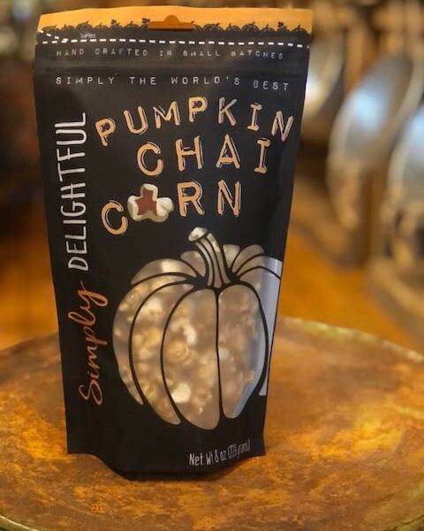 Pumpkin chain popcorn