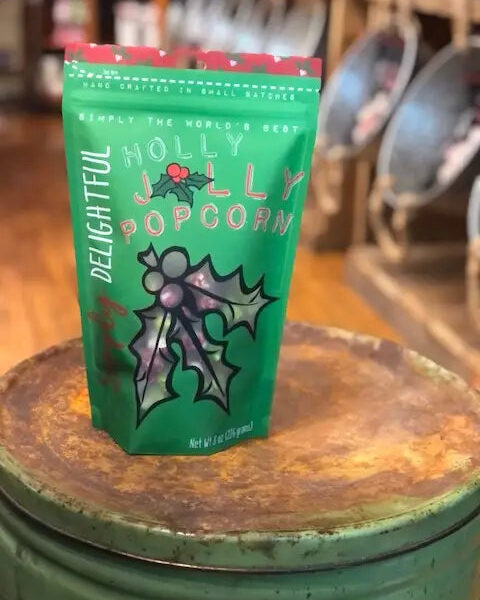 Simply delightful holly jolly popcorn