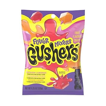 Gushers flavor mixers