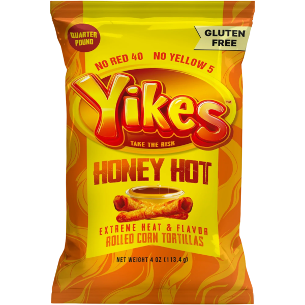 Yikes honey hot rolled corn tortillas