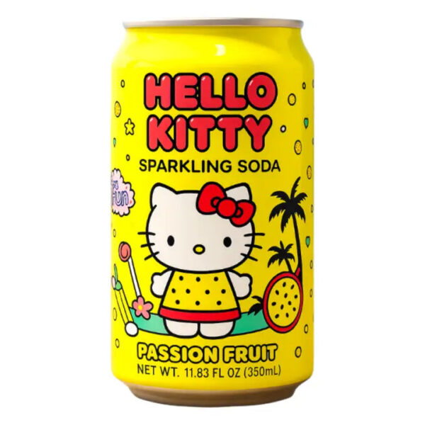Hello Kitty Passion Fruit Sparkling Soda