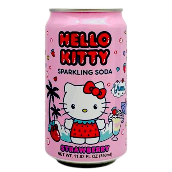 Hello Kitty Strawberry Sparkling Soda