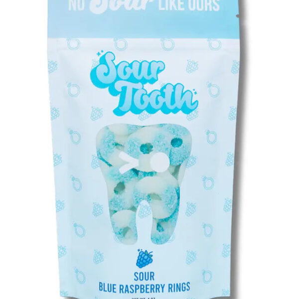 Sour blue raspberry rings
