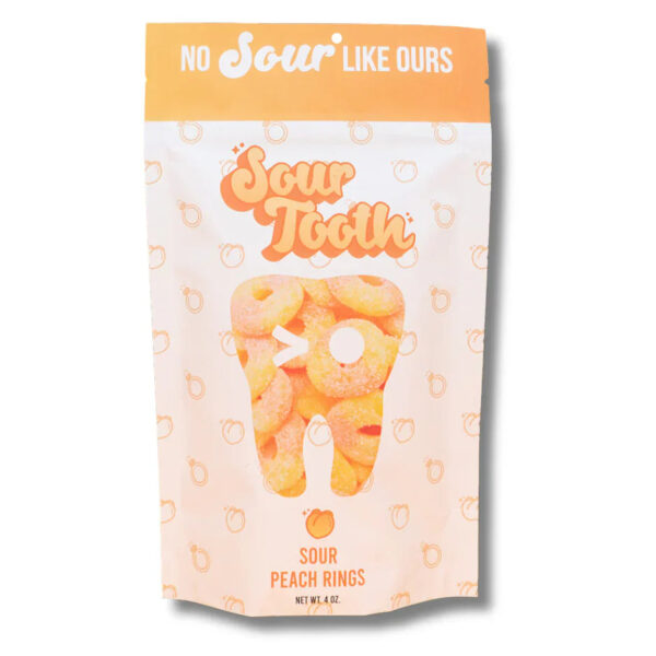 Sour tooth peach rings