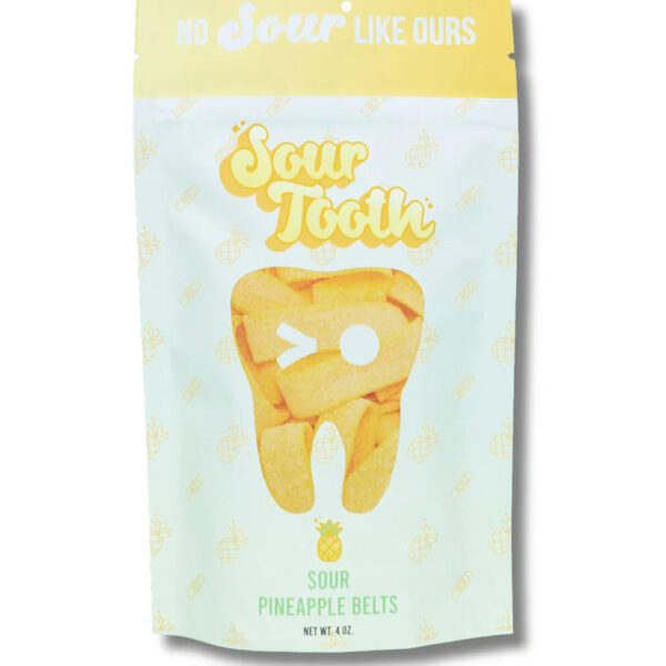 Sour tooth sour pineapple belts