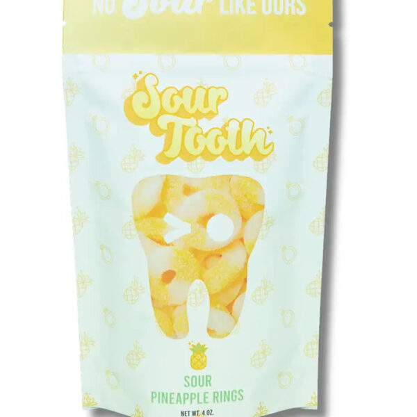 Sour tooth sour pineapple rings
