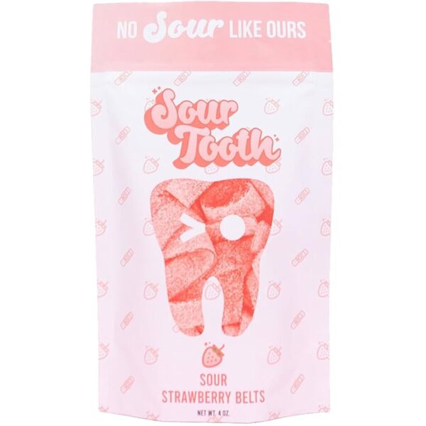 Sour tooth pink lemonade belts