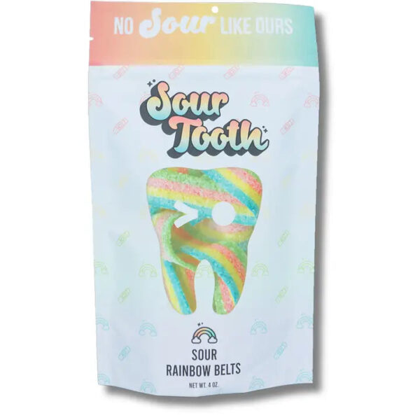 Sour tooth rainbow belts