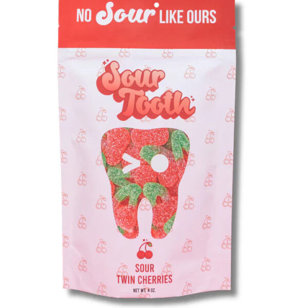 Sour tooth twin cherries