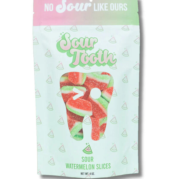 Sour tooth watermelon slices
