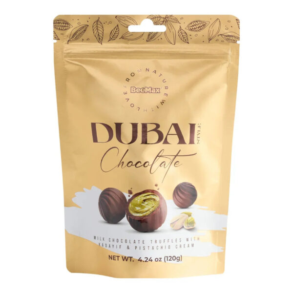 Dubai chocolate milk chocolate truffles