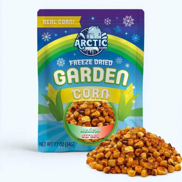 Freeze dried garden corn