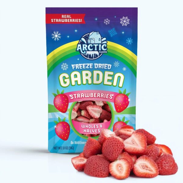 Freeze dried strawberries wholes & halves