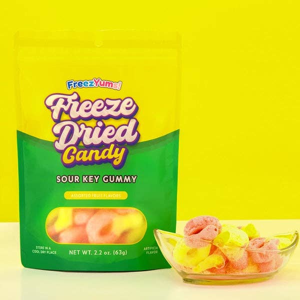 Freeze Dried Sour Key Gummy