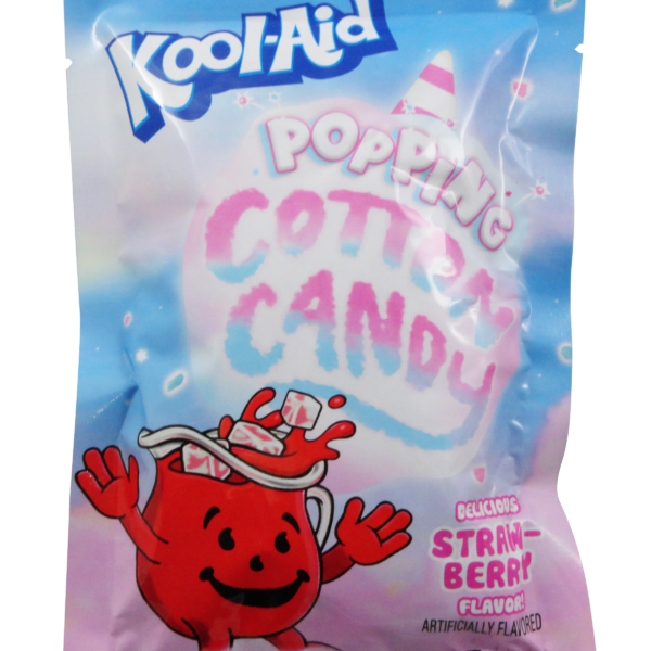 Kool-aid popping cotton candy