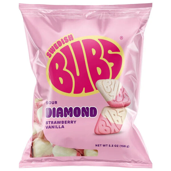 Bubs diamond strawberry vanilla