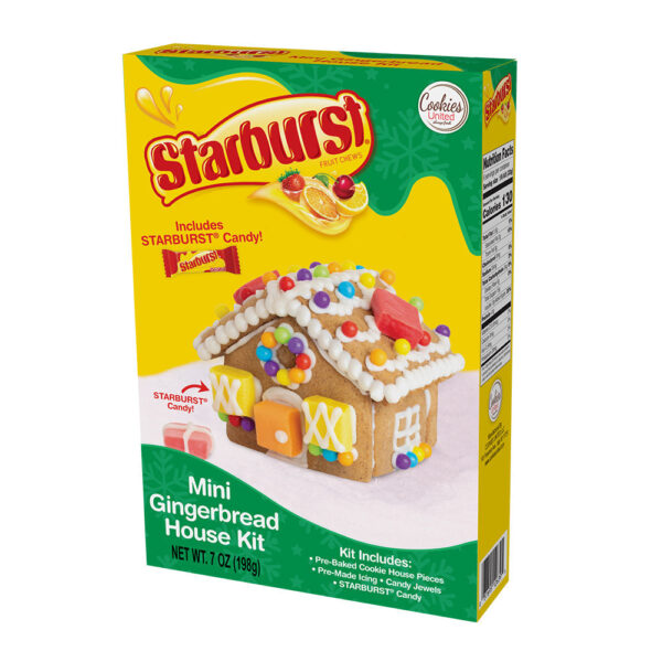 Starburst mini gingerbread house kit
