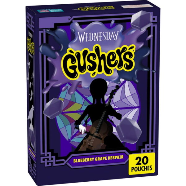 Wednesday gushers blue berry grape despair