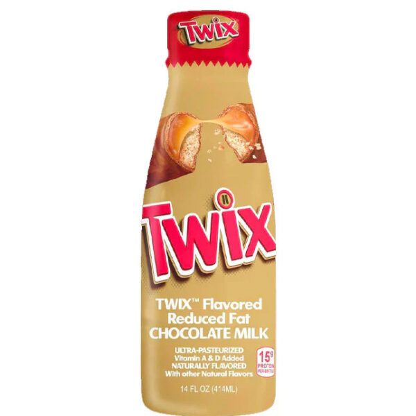 Twix flavored chocolate milk