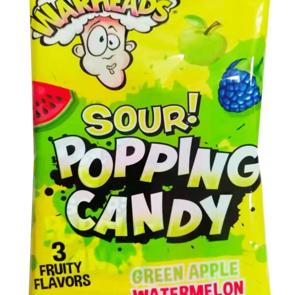 Sour popping candy artificial flavor