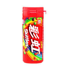 Skittles red tube candy