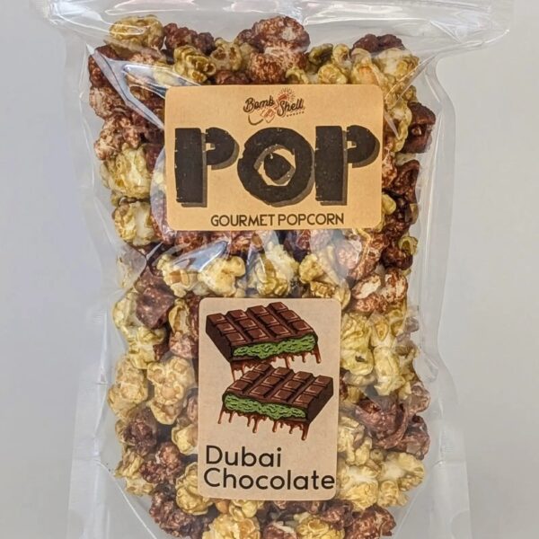 POP Dubai chocolate popcorn