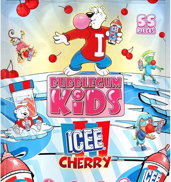 ICEE bubble gum cherry flavor