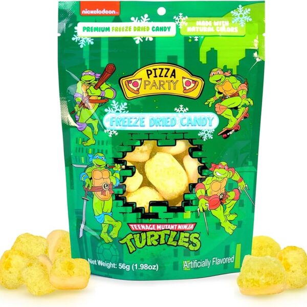 Teenage ninja turtles pizza party freeze dried candy