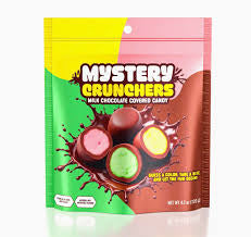Mystery crunchers chocolate covered candy