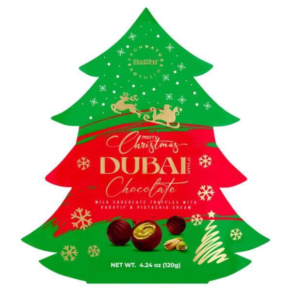 Dubai chocolate Christmas tree box