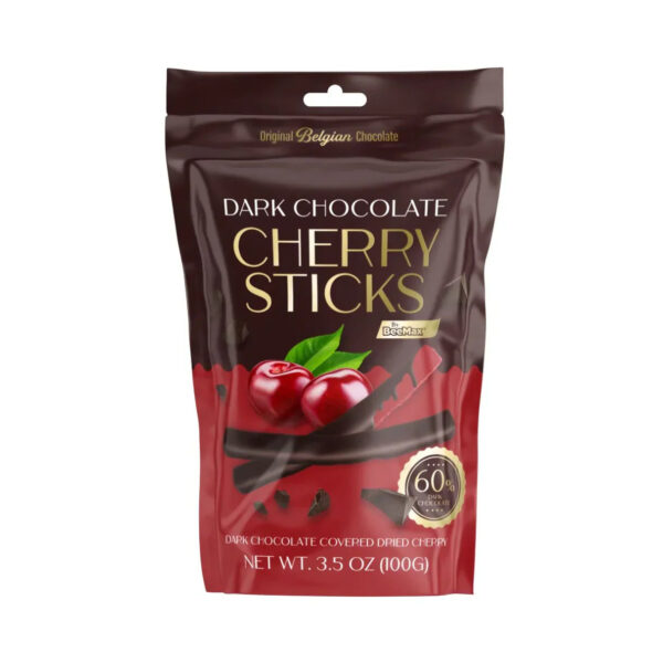Dark chocolate cherry sticks