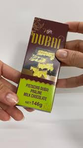 Dubai pistachio praline milk chocolate