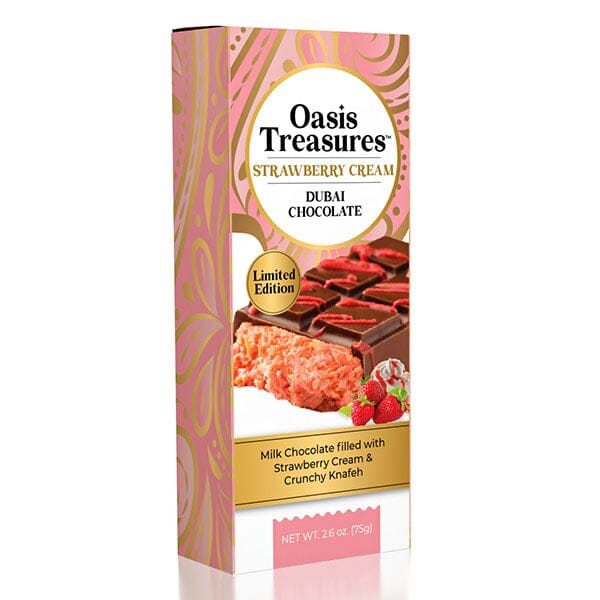 Oasis treasures strawberry cream Dubai chocolate